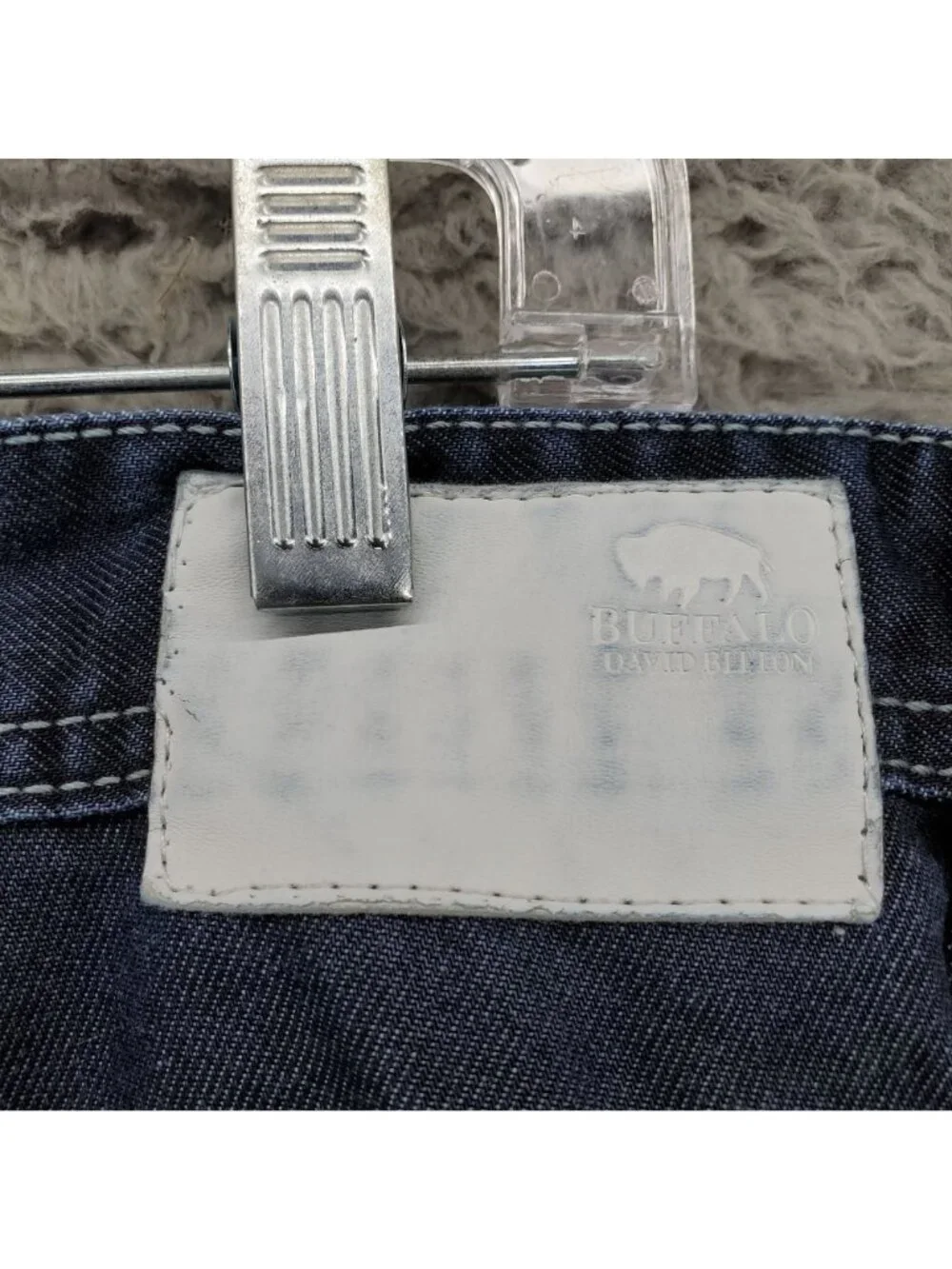 Buffalo David Bitton Jeans Mens Size 33x32 Blue Straight Leg Driven Basic *Read*